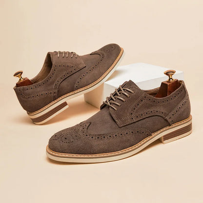 Alcantara - Wildleder Wingtip Oxford