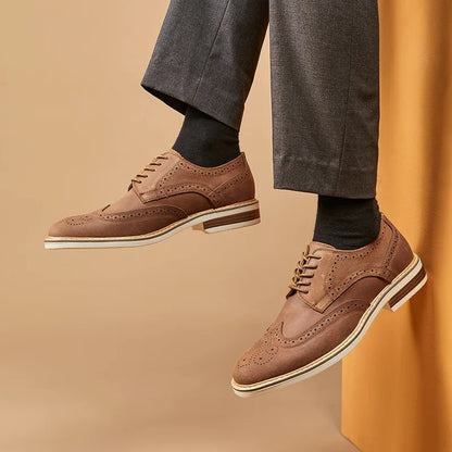 Alcantara - Wildleder Wingtip Oxford